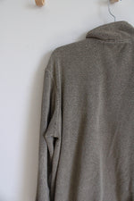 Dri-Duck Sage Green 1/4 Button Pullover Sweatshirt | M