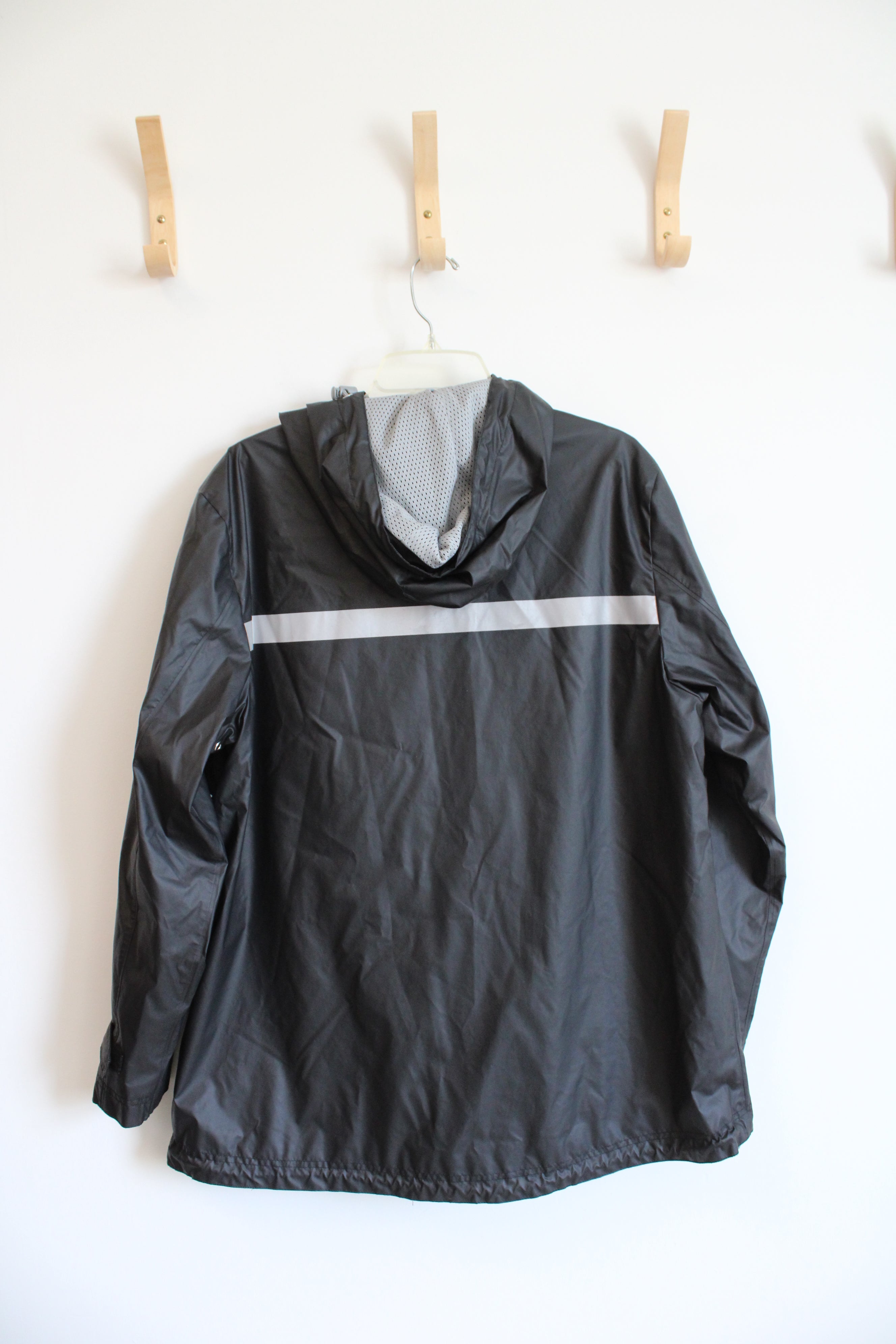 Charles River Black Windbreaker Jacket | XL
