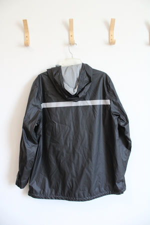 Charles River Black Windbreaker Jacket | XL