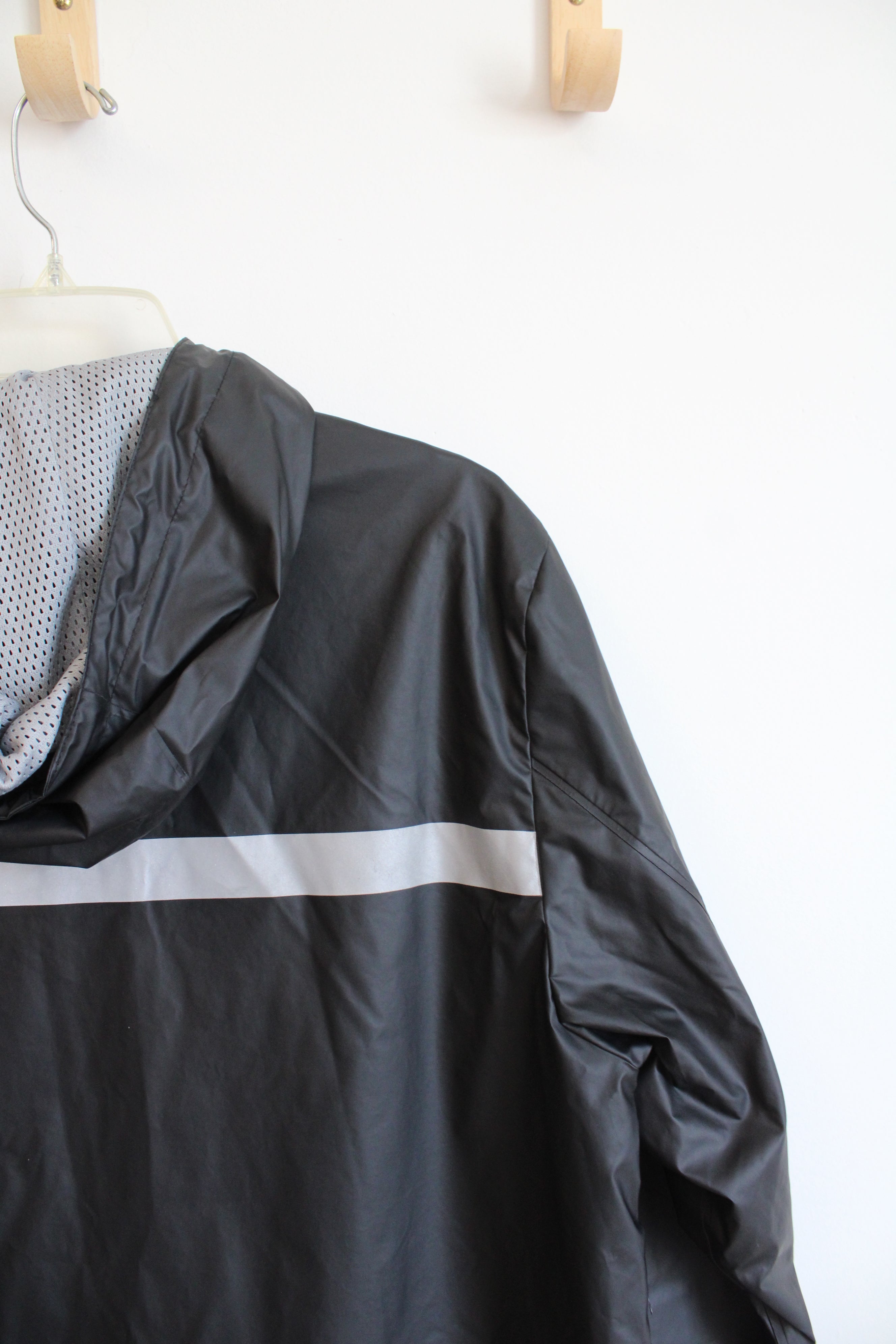 Charles River Black Windbreaker Jacket | XL