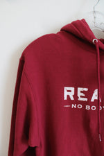 Port & Company Reading No Body Better Red Hoodie | M