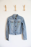 Hollister Embroidered Denim Jacket | M
