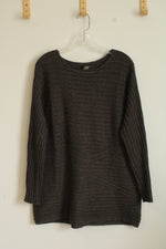 Renaur Gray Textured Long Top | L