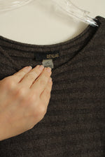 Renaur Gray Textured Long Top | L