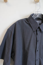 Reaction Kenneth Cole Gray Button Down Shirt | L