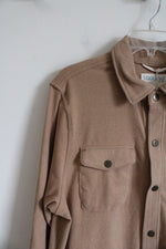 Laguna Tan Soft Button Down Shirt | L