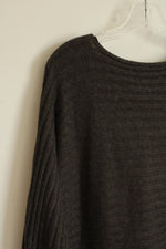 Renaur Gray Textured Long Top | L
