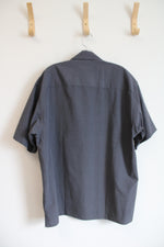 Reaction Kenneth Cole Gray Button Down Shirt | L