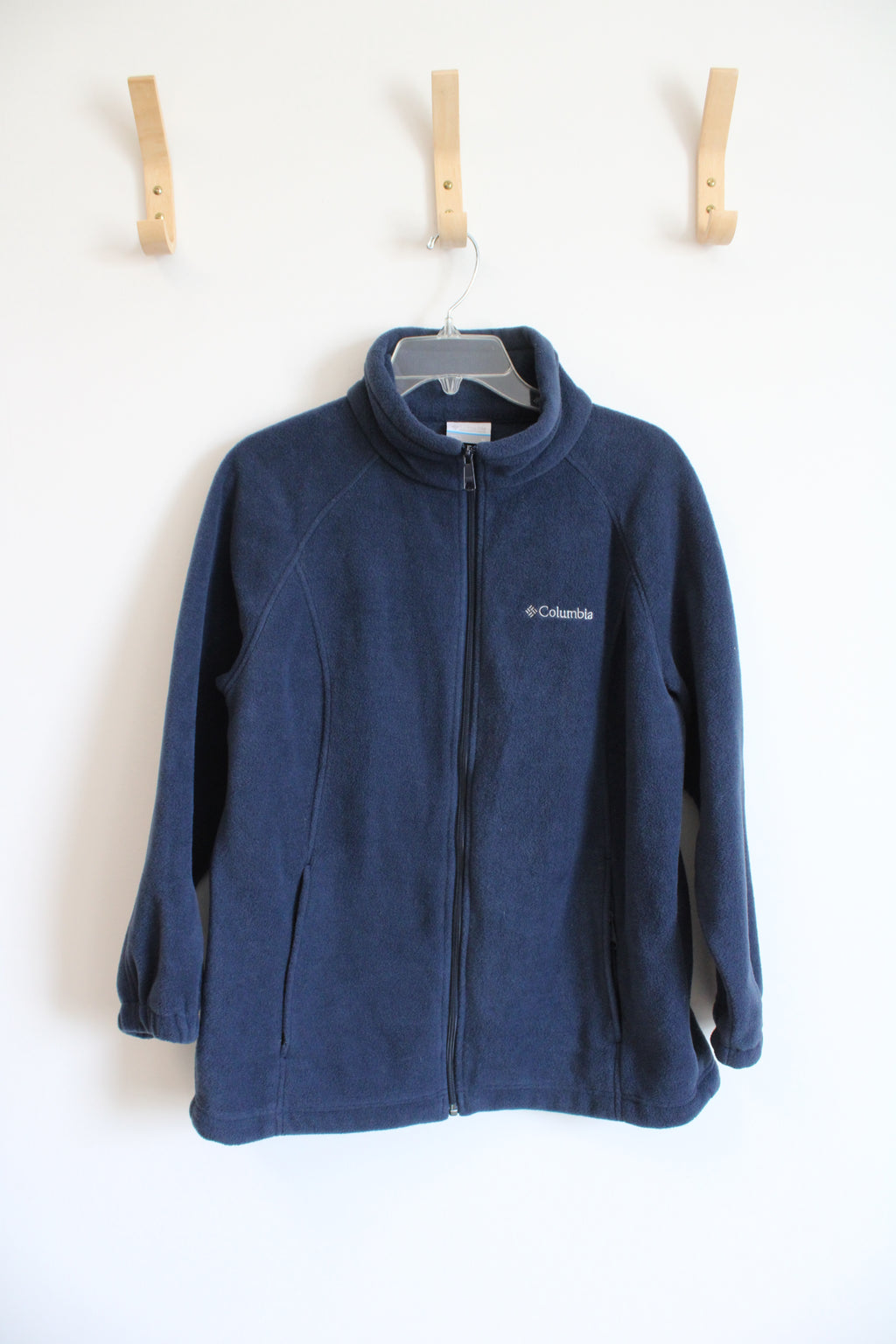 Columbia Navy Fleece Jacket | XL