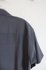 Reaction Kenneth Cole Gray Button Down Shirt | L