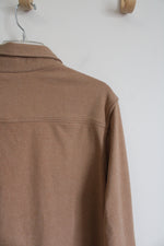 Laguna Tan Soft Button Down Shirt | L