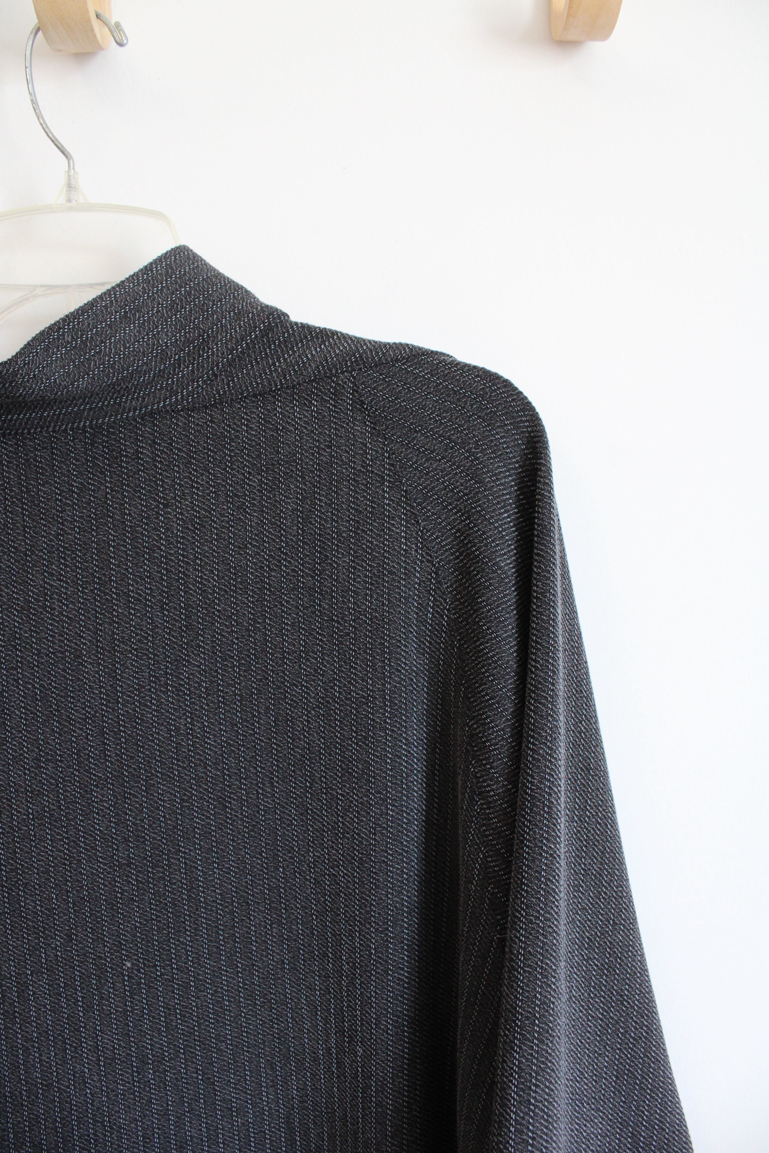 NEW Vintage Christopher Calvin Charcoal Gray Button Down Top | 1X