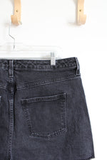 Universal Thread Black High Rise Curvy Shortie Shorts | 16