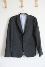 Egara Skinny Fit Charcoal Gray Blazer | 36 Short