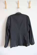 Egara Skinny Fit Charcoal Gray Blazer | 36 Short