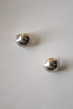 Sterling Silver Circle Stud Earrings