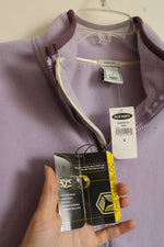 NEW Old Navy Lavender Full Zipper Technical Fleece Pullover | L