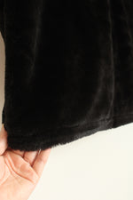 NEW A New Day Black Faux Fur Top Zip Jacket | S