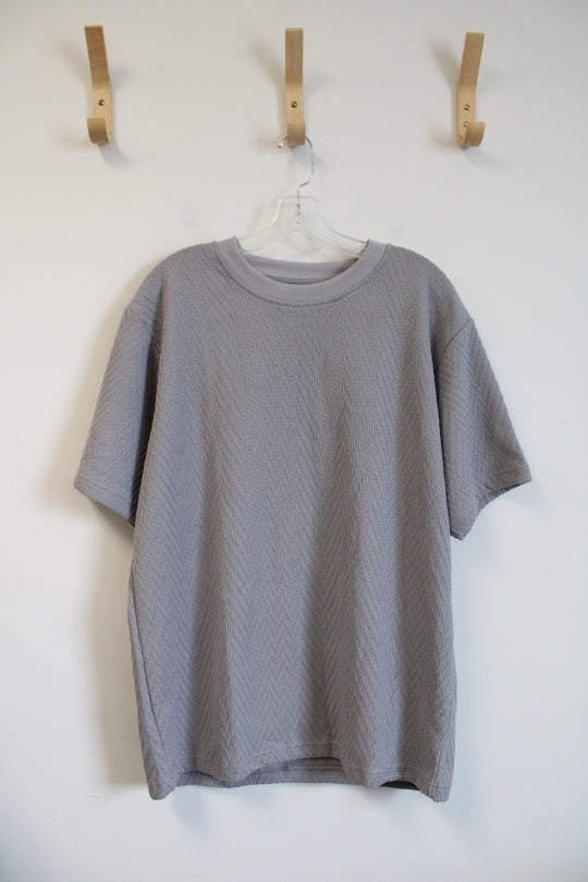 NEW Apparel Collection Original Deluxe Supply Textured Gray Shirt | L