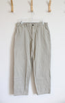 Lands' End Tan Khaki Relaxed Fit Chino Pants | 33