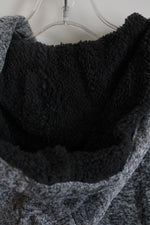 Seven Apparel Gray Sherpa Lined Hooded Jacket | L