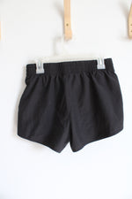 90 Degrees Black Athletic Shorts | Youth L (12)