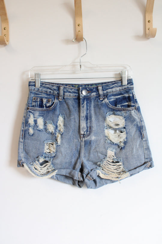 Hot Kiss Denim Ripped Shorts | 7