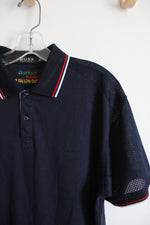 Hugo Boss Spring Summer Lie Fallow Dude Navy Striped Color Shirt | XXL