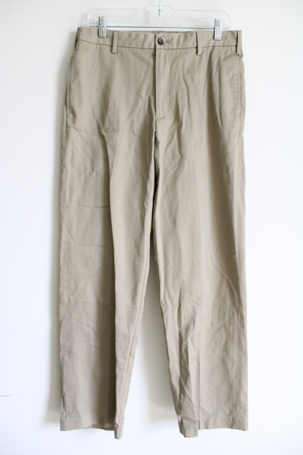 Izod Madison Straight Fit Tan Khaki Pant | 32X32