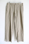 Izod Madison Straight Fit Tan Khaki Pant | 32X32