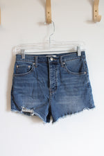 Jessica Simpson Denim Infinite High Wasit Ripped Shorts | 28
