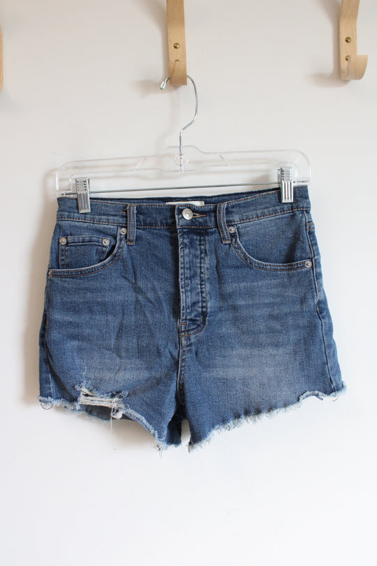 Jessica Simpson Denim Infinite High Wasit Ripped Shorts | 28