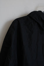 Columbia Black Hooded Zipper Jacket | XL