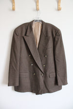 Vintage Burberry's Brown Wool Blazer | 46