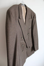 Vintage Burberry's Brown Wool Blazer | 46