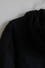 Columbia Black Hooded Zipper Jacket | XL