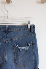 Jessica Simpson Denim Infinite High Wasit Ripped Shorts | 28