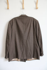 Vintage Burberry's Brown Wool Blazer | 46