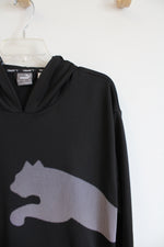 Puma Black Lightweight Hoodie | L