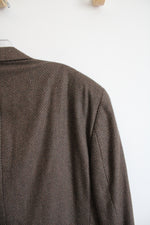 Vintage Burberry's Brown Wool Blazer | 46