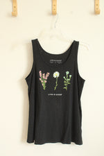 Life is Good Flower Printed Tank Top | S