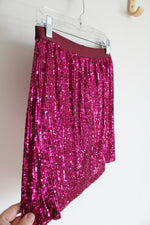 Justice Pink Sequined Skirt | Youth L (12/14)