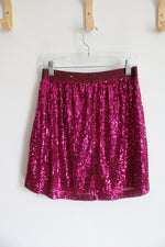 Justice Pink Sequined Skirt | Youth L (12/14)