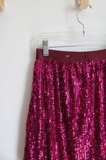 Justice Pink Sequined Skirt | Youth L (12/14)