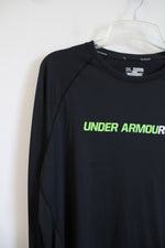 Under Armour Regular Fit Black Run Long Sleeved Shirt | 2XL