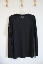 Under Armour Regular Fit Black Run Long Sleeved Shirt | 2XL
