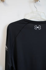 Under Armour Regular Fit Black Run Long Sleeved Shirt | 2XL