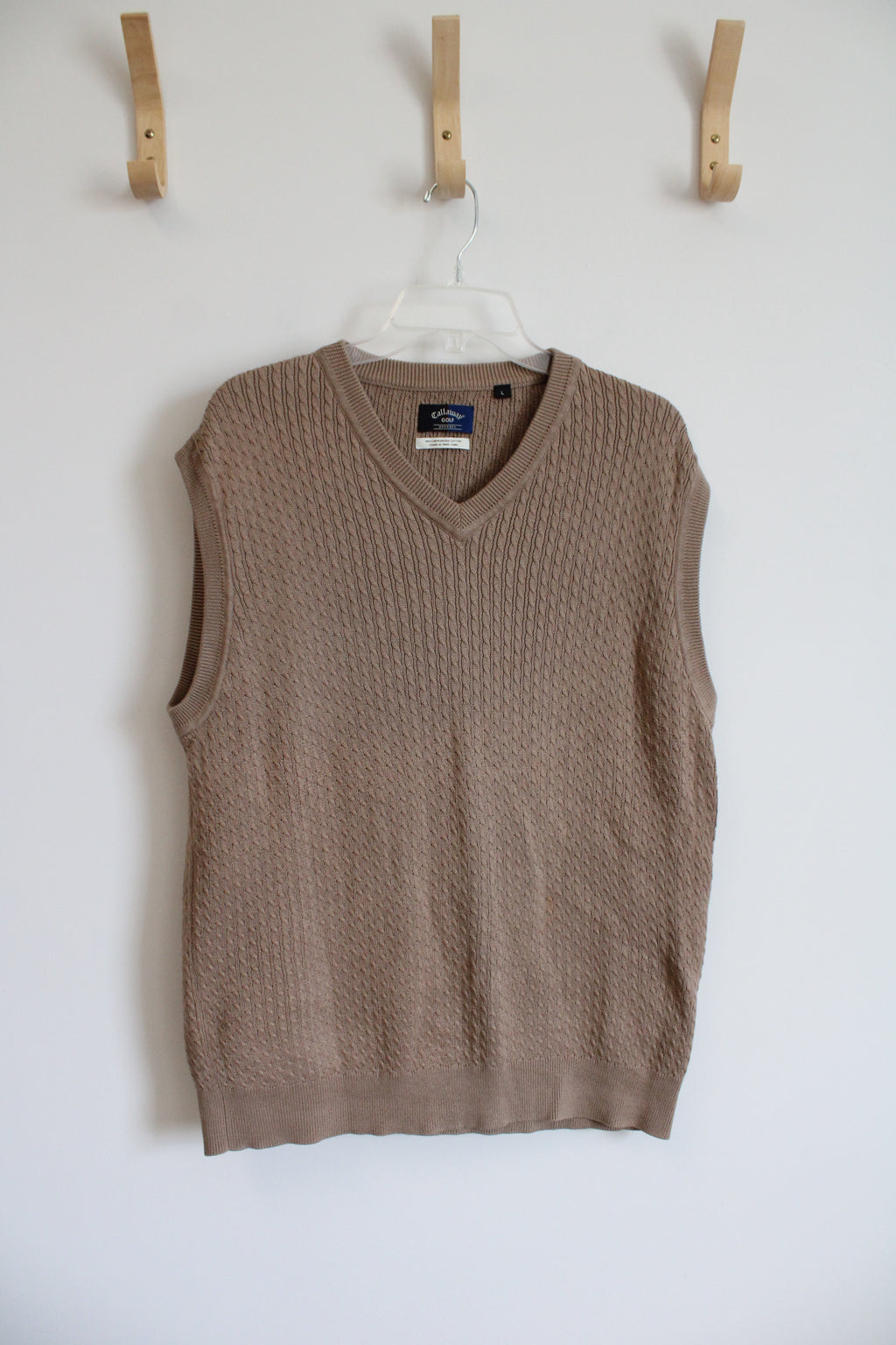 Callaway Golf Brown Sweater Vest | L