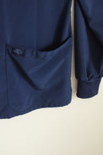 Dickies Long Sleeve Blue Scrub Top | S