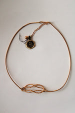 NEW Gold Filled Knot Choker Collar Necklace